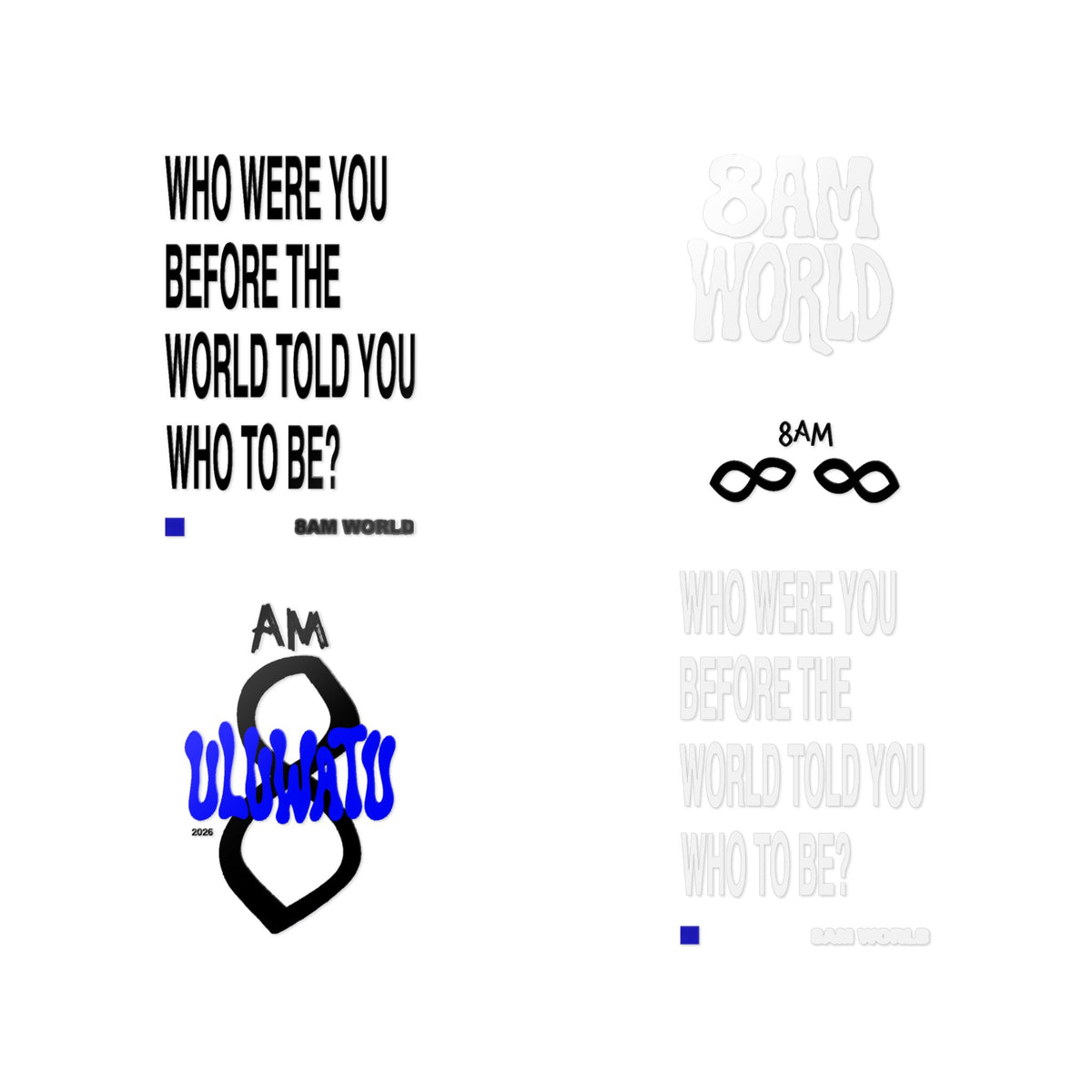 8AM World Sticker Sheet