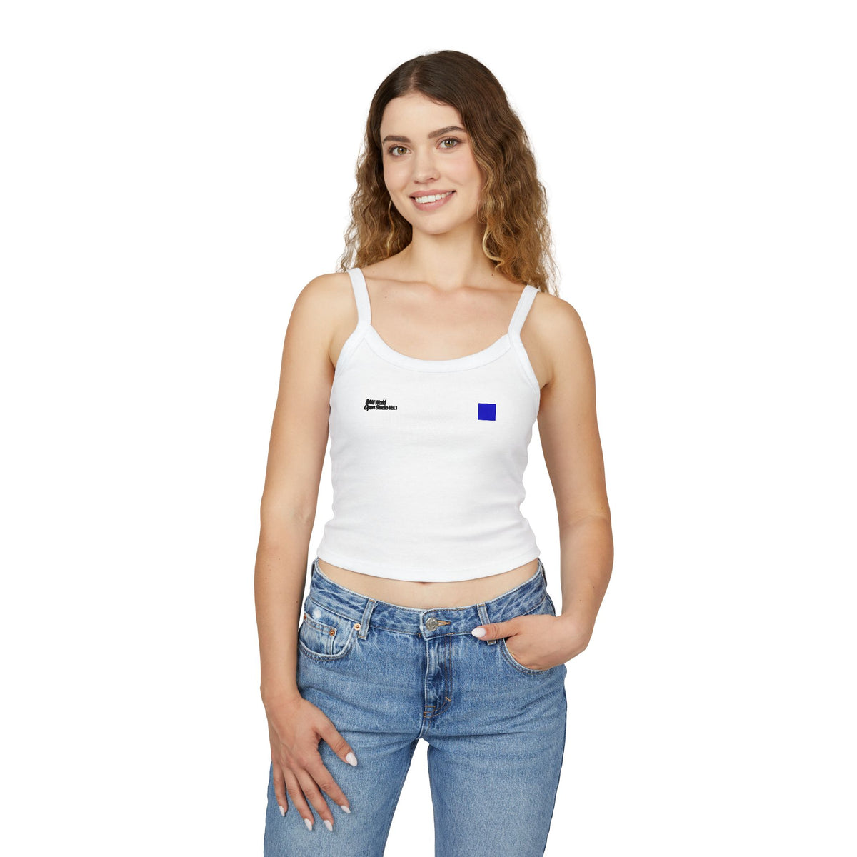 8AM "Uluwatu" Crop Tank - White
